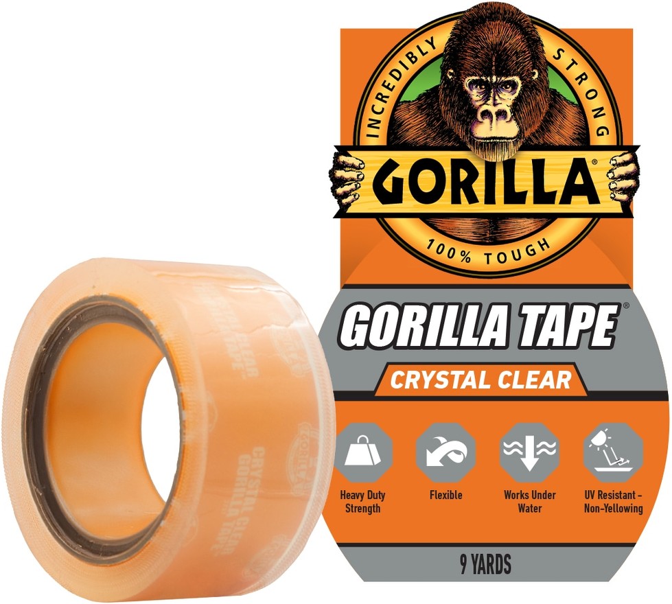 Clear Repair Clear Duct Tape 1.88-in x 27 Feet