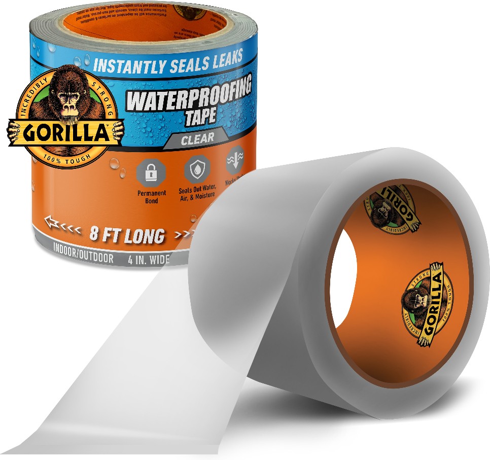 Waterproofing Clear Waterproof Duct Tape 3.67-in x 8 Feet