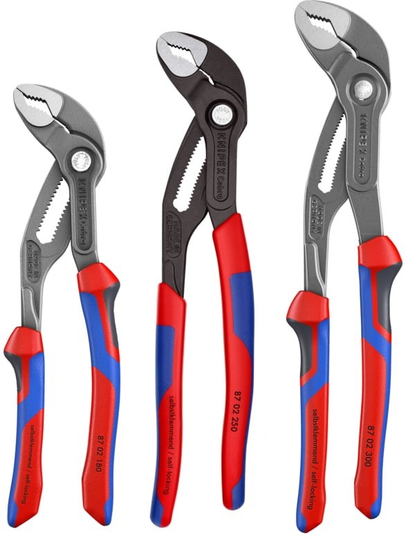 Tongue and groove plier set 3 - Pack