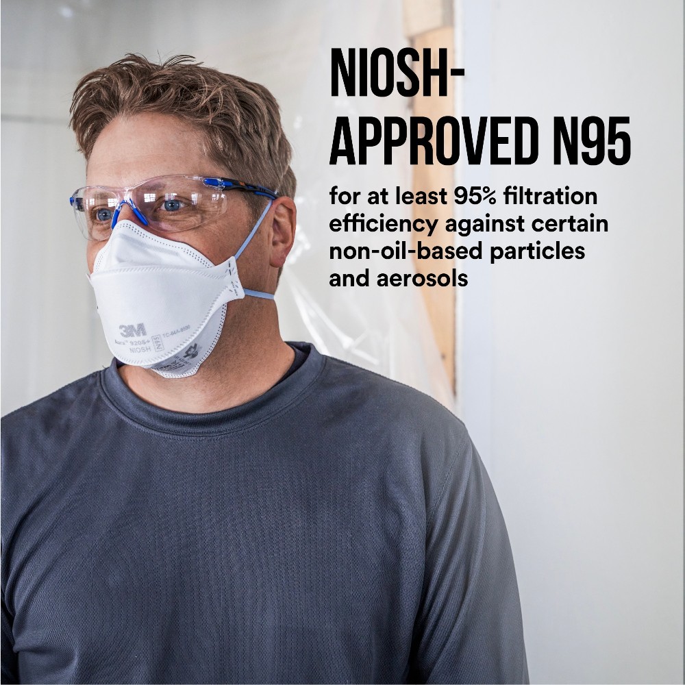 White N95 Multi-Purpose Non-Valved Respirator 3 -Pack