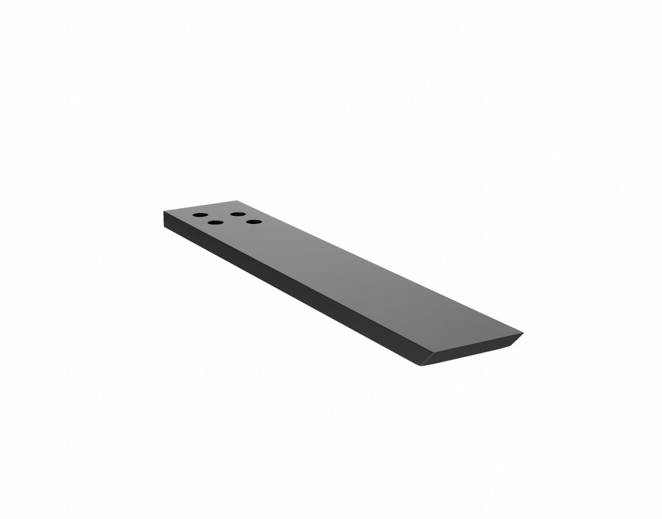 The Original Knee Wall 16-in x 2.5-in x 0.5-in Black Aluminum Countertop support bracket