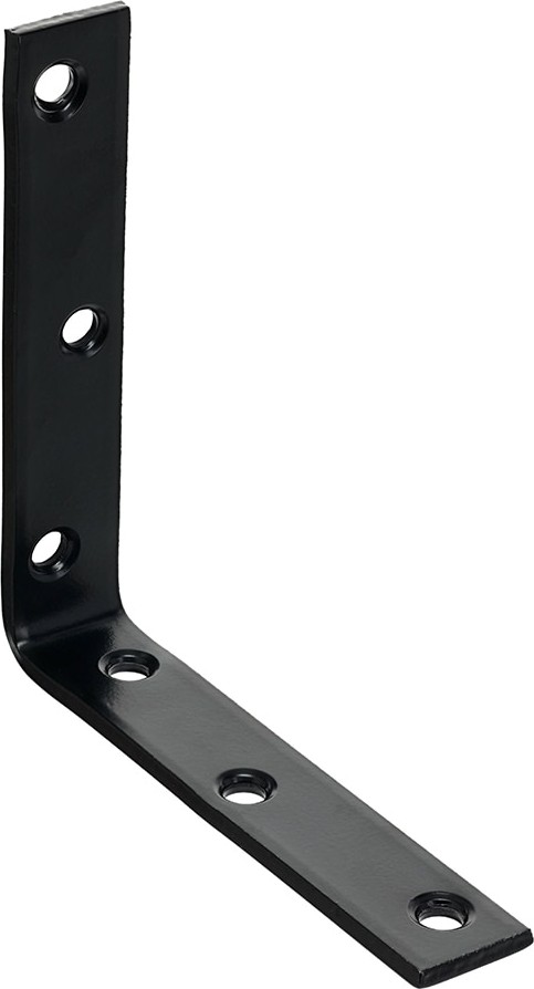 5-in x 1-in x 5-in Black Steel Corner brace