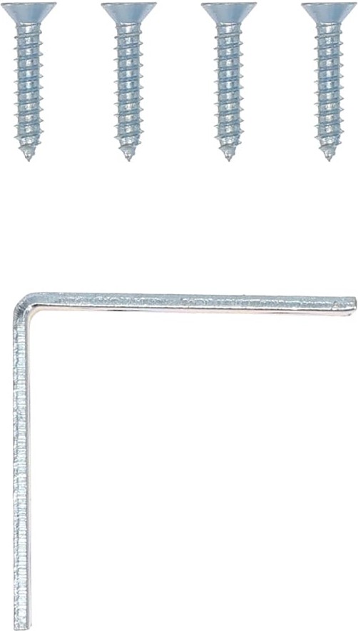 1.5-in x 0.5-in x 1.5-in Zinc-plated Steel Corner brace 4 -Pack