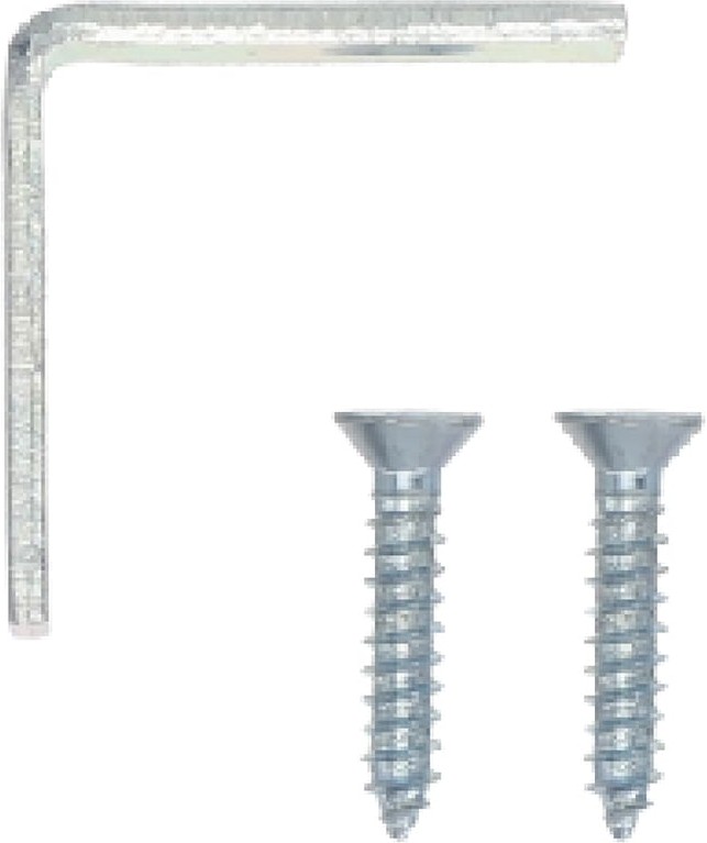 1-in x 0.5-in x 1-in Zinc-plated Steel Corner brace 4 -Pack