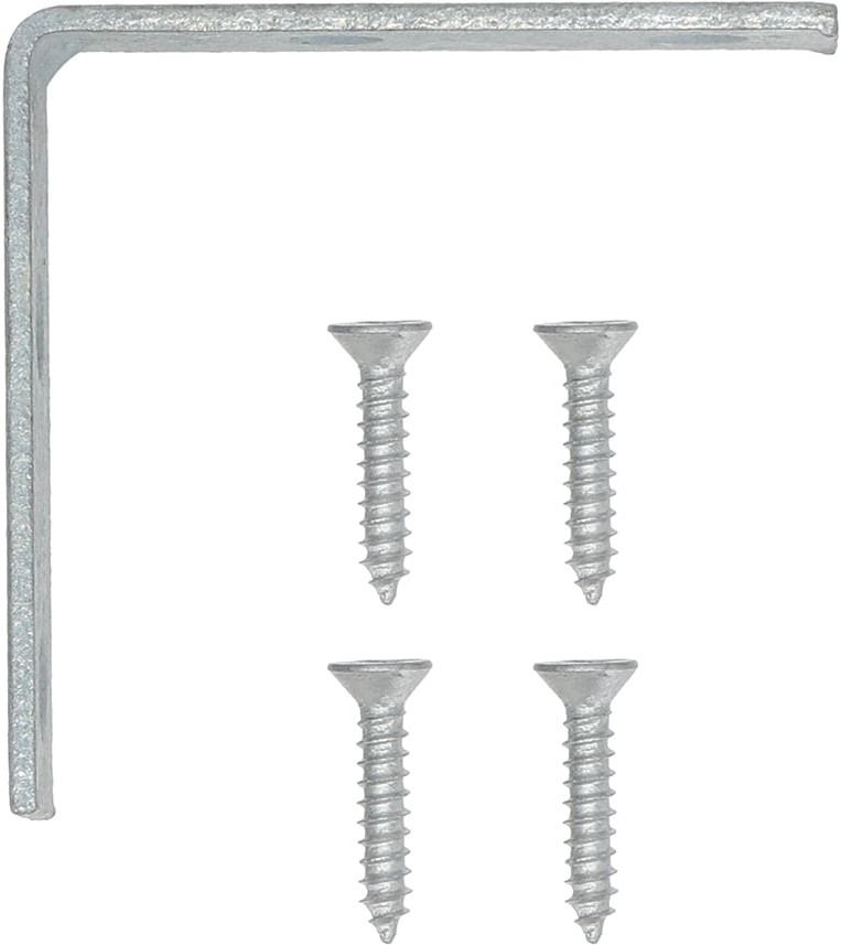 2-in x 0.625-in x 2-in Galvanized Steel Corner brace 2 -Pack