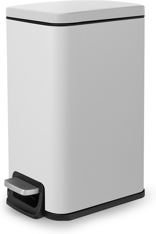 6.4-Quart Matte White Metal