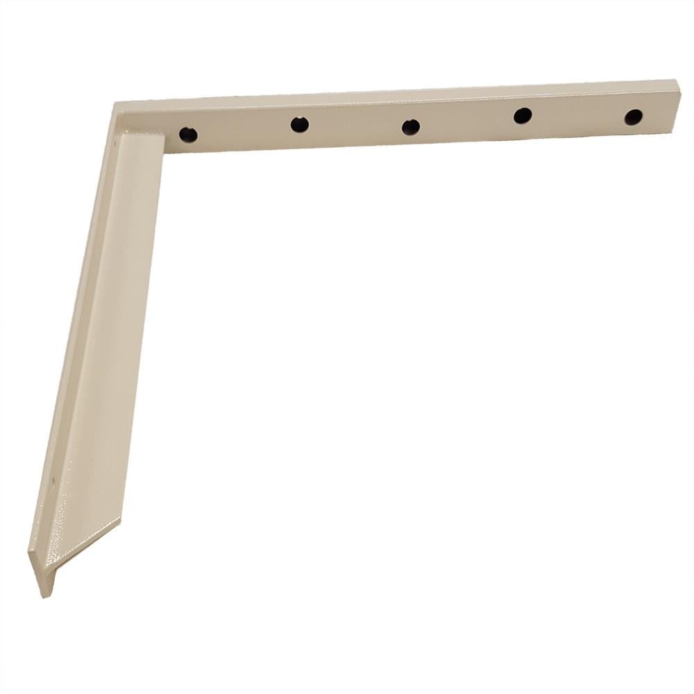 Hybrid bracket 18-in x 1.5-in x 18-in White Steel Countertop support bracket