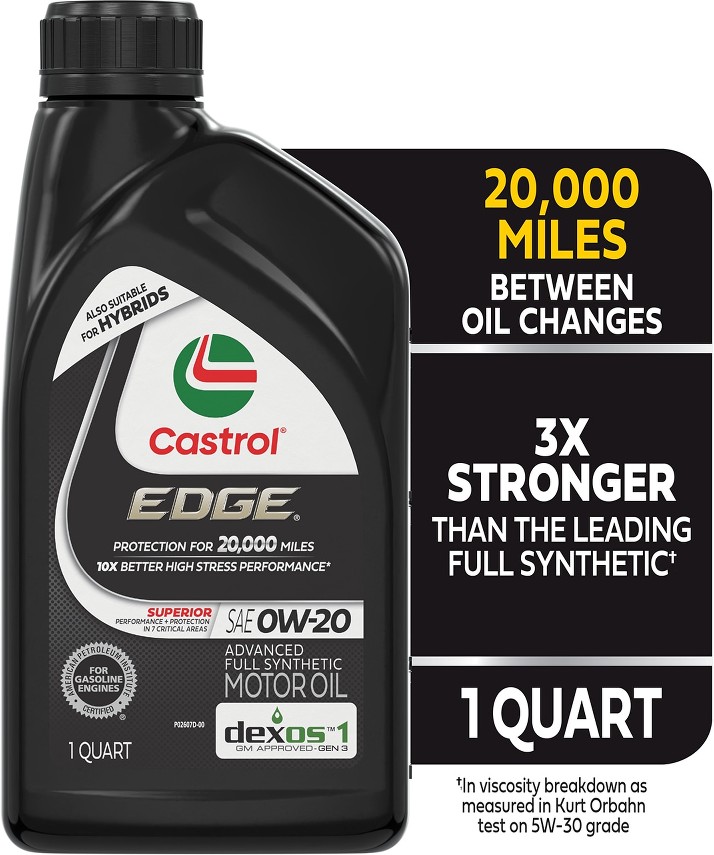 EDGE 0W-20 Advanced Full Synthetic Motor Oil, 1 Quart