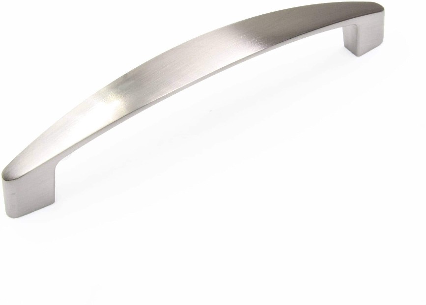 Juniper 5-in , 128mm Center to Center Satin nickel Arch Handle Drawer Pulls