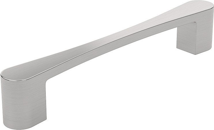 Kent 5-1/16-in , 128mm Center to Center Brushed Nickel Rectangular Handle Drawer Pulls