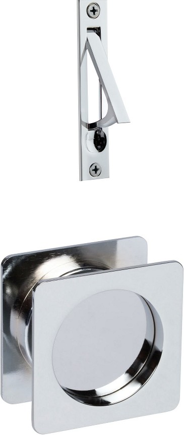 2-in Polished chrome Pocket Door Pull