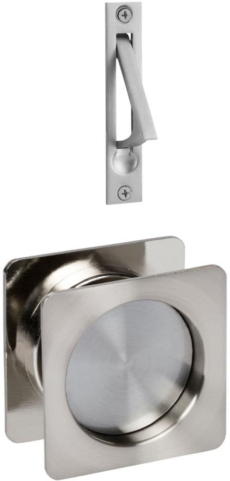 2-in Satin nickel Pocket Door Pull