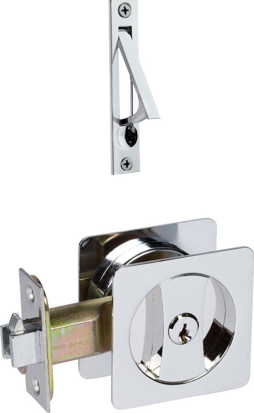 2-in Polished chrome Pocket Door Pull