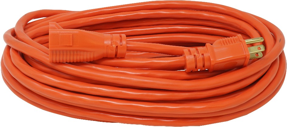 50-ft 14 / 3 3 Prong Orange Outdoor SJTW Medium Duty General Extension Cord