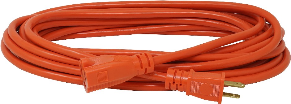 25-ft 14 / 3 3 Prong Orange Outdoor SJTW Medium Duty General Extension Cord