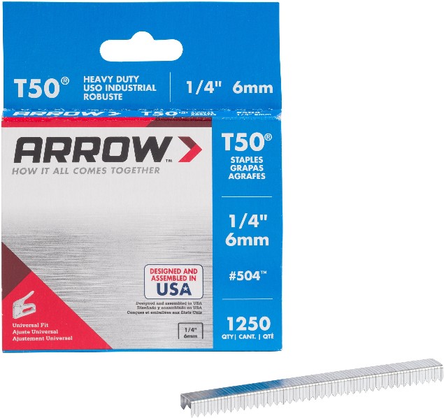 1/4-in Leg x 3/8-in 20 -Gauge Heavy-duty staples 5000 -Per Box