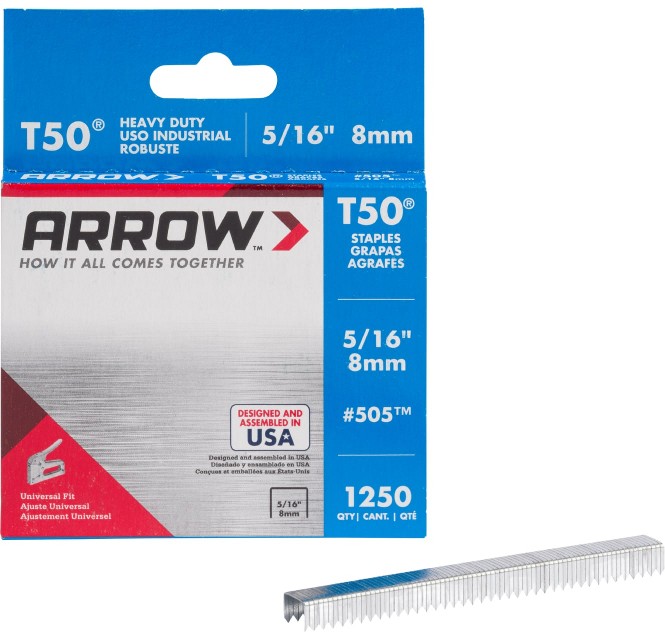 5/16-in Leg x 3/8-in 20 -Gauge Heavy-duty staples 5000 -Per Box