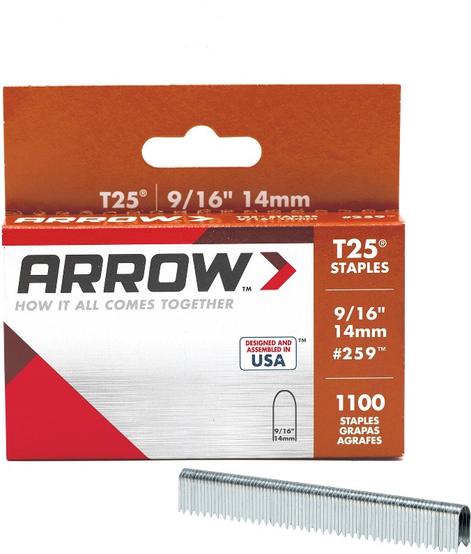 9/16-in Leg x 5/16-in 18 -Gauge Wire staples 1100 -Per Box