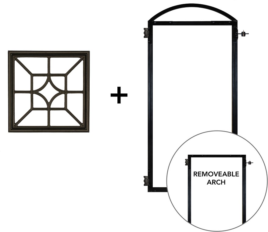 34-3/4-in Black Gate frame kit