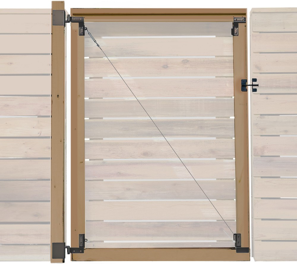 Unlimited Frameless 72-in Black Gate kit