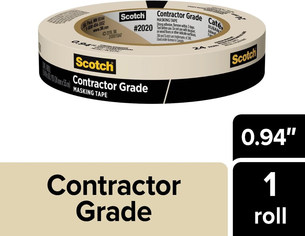 2020 Contractor Grade 0.94-in x 60 Yard(s) Masking Tape