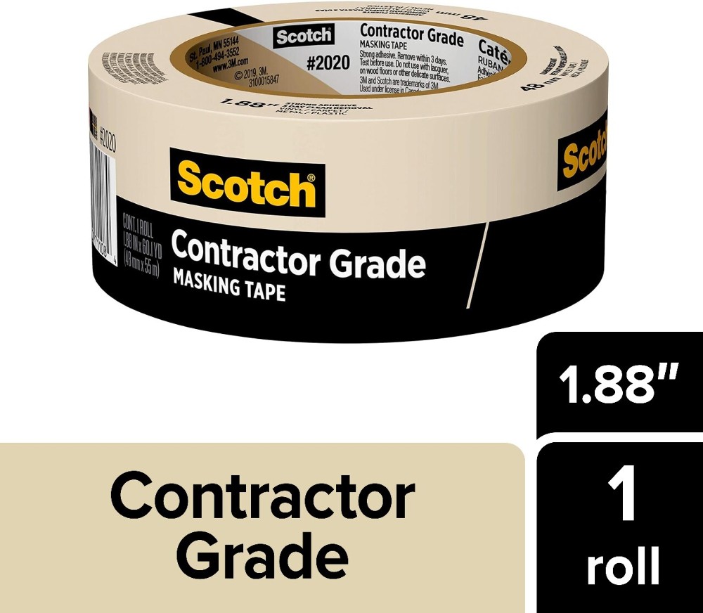 2020 Contractor Grade 1.88-in x 60 Yard(s) Masking Tape