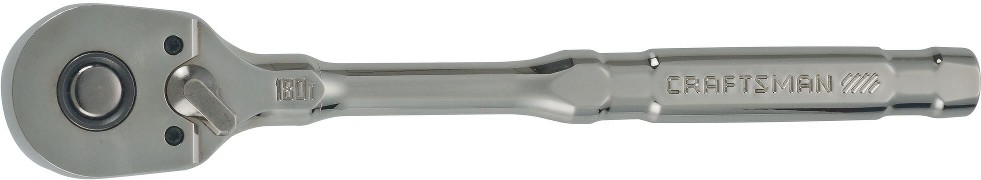 OVERDRIVE 180 -Tooth 1/2-in Drive Gunmetal Handle Ratchet