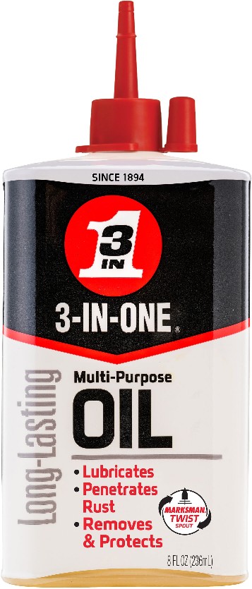 Long-Lasting 8 Fluid ounce(s) Multi-purpose oil lubricant