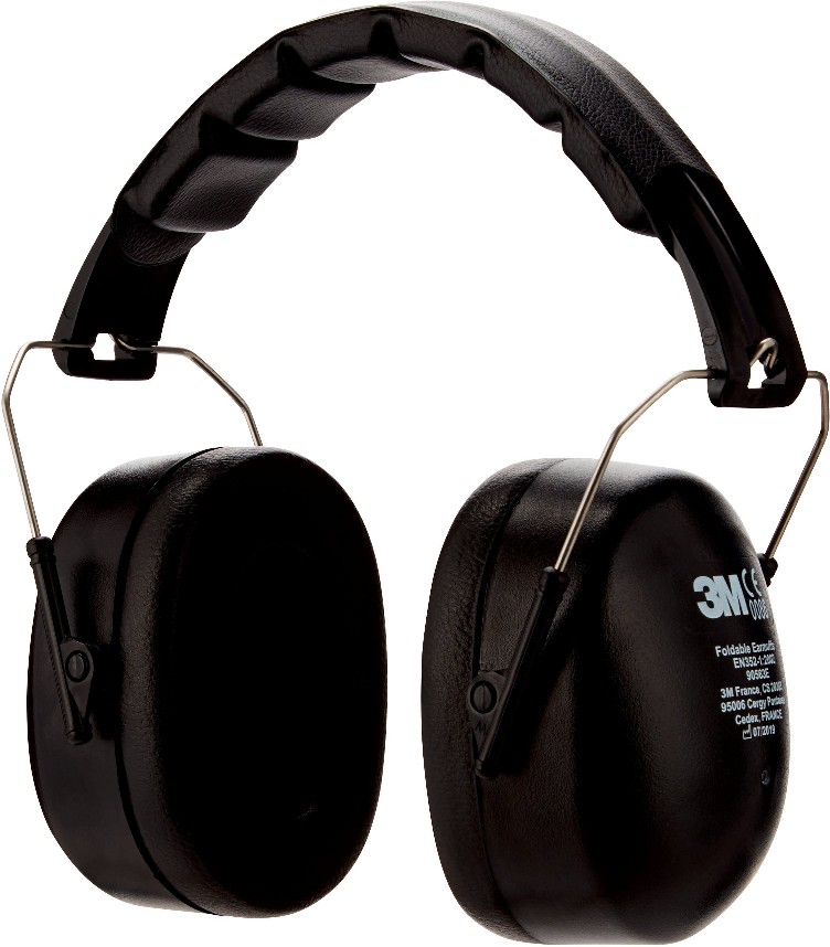 Reusable Folding Earmuff Reusable Cordless Hearing Protection Earmuffs Noise Reduction Rating (NRR) of 25 dB dB Noise Reduction Rating