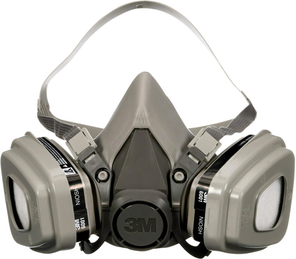 Grey Reusable P95 Medium Multi-Purpose Half Face Respirator