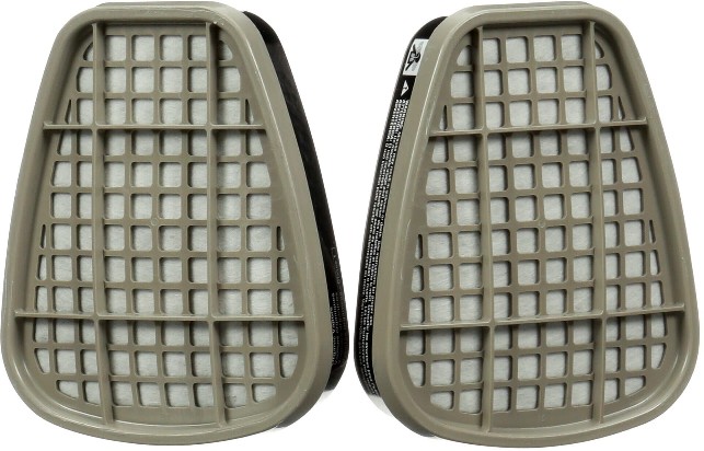 Organic Vapor Performance Cartridge Black Disposable P95 Multi-Purpose Cartridge/Filter 2 -Pack