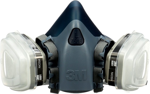 Gray Reusable P95 Large Multi-Purpose Half Face Respirator