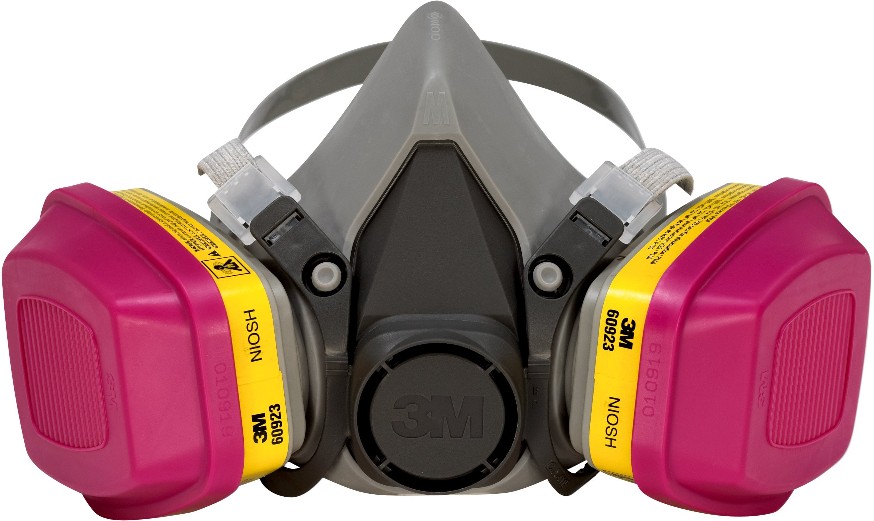Multi-Purpose Performance Respirator Grey Reusable P100 Multi-Purpose Half Face Respirator