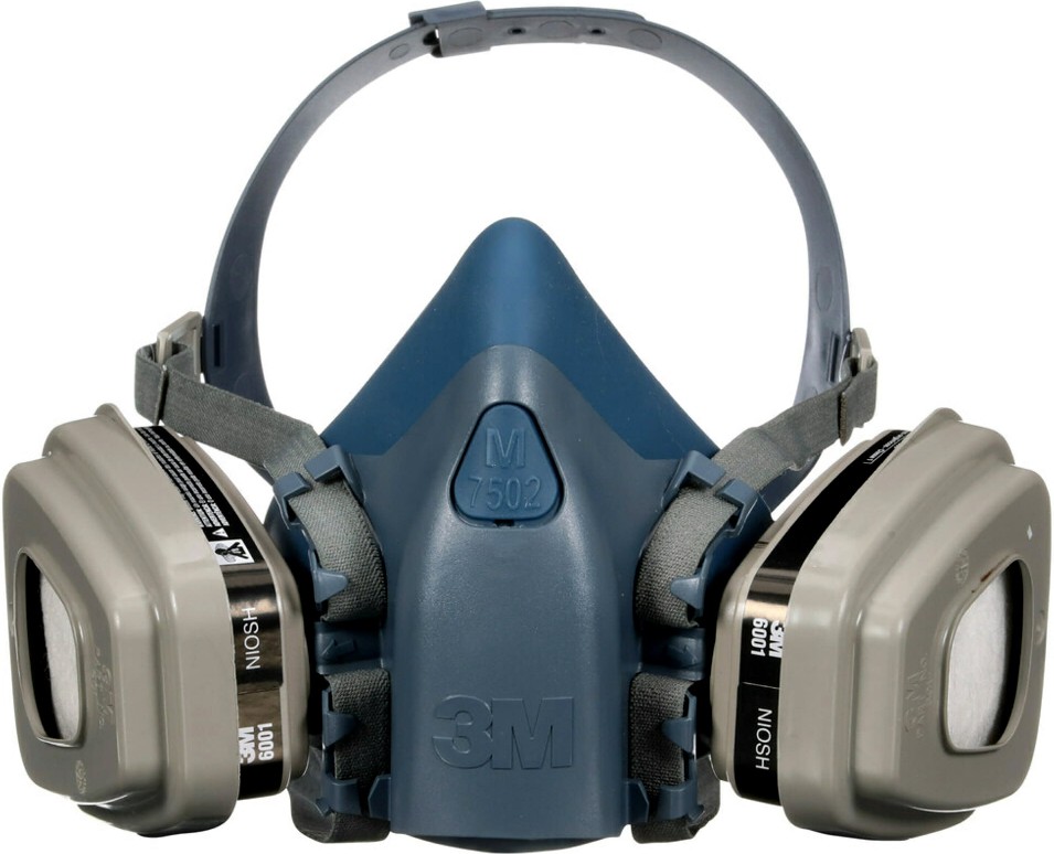 Blue Reusable P95 Medium Multi-Purpose Half Face Respirator