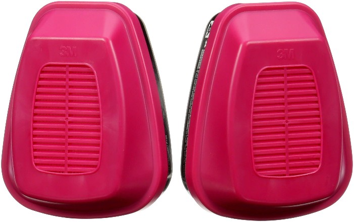 Pink Reusable P100 Multi-Purpose Cartridge/Filter 2 -Pack