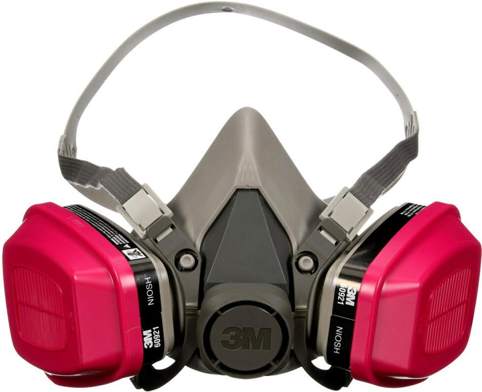 OV Grey Reusable P100 Multi-Purpose Half Face Respirator