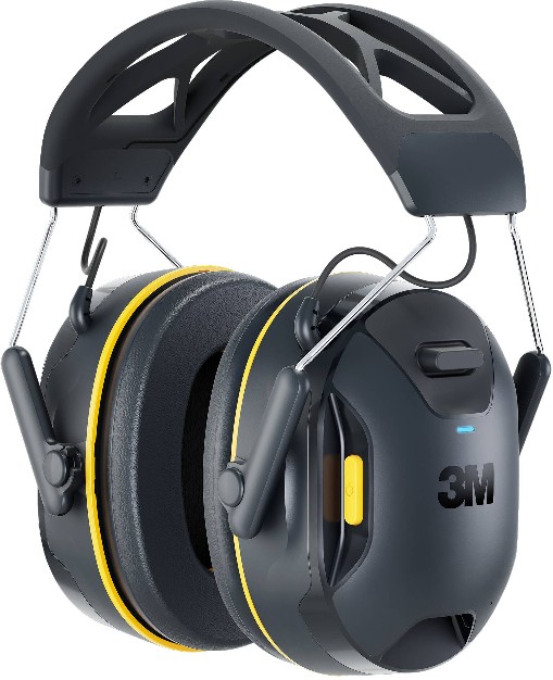 Worktunes Wireless Hearing Protector Reusable Cordless Hearing Protection Earmuffs Bluetooth Compatibility 26 dB Noise Reduction Rating