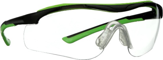 Brow Guard Sports Inspired Plastic Safety Glasses