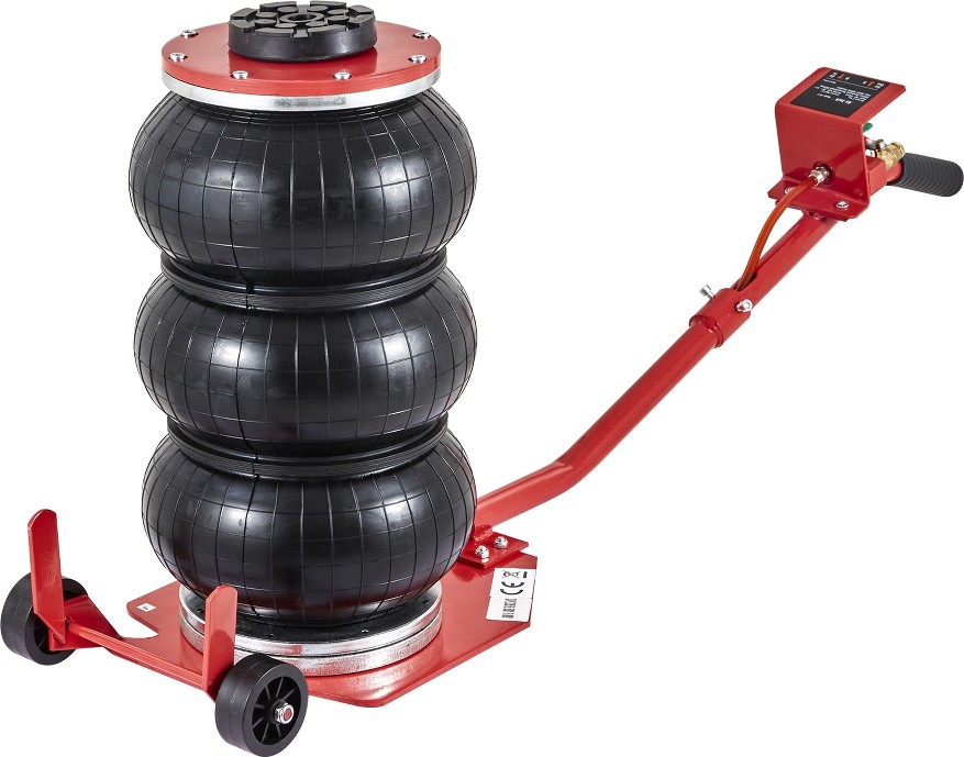 Black 3-Ton Steel Air/Hydraulic Air lift