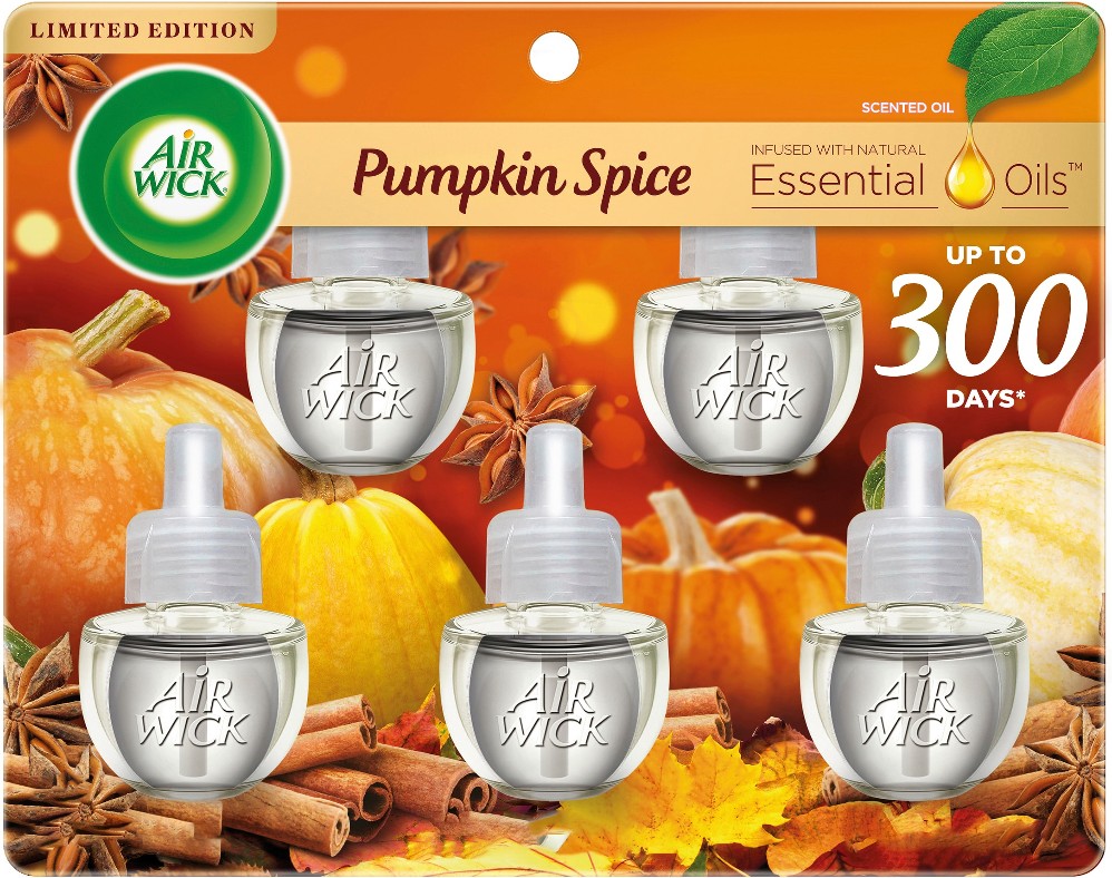 5 -Count Pumpkin Spice Refill Air Freshener