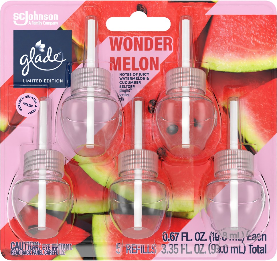 0.67 -fl oz Wonder Melon Refill Air Freshener 5 -Pack