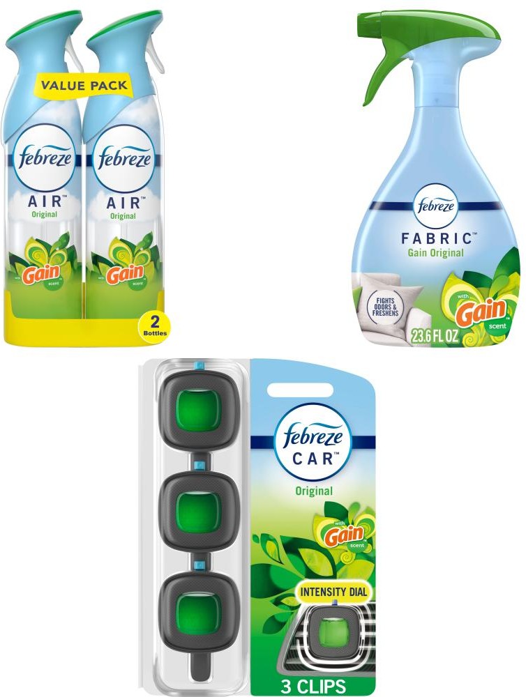 Clean Home, Gain Fresh Scent Odor Eliminators