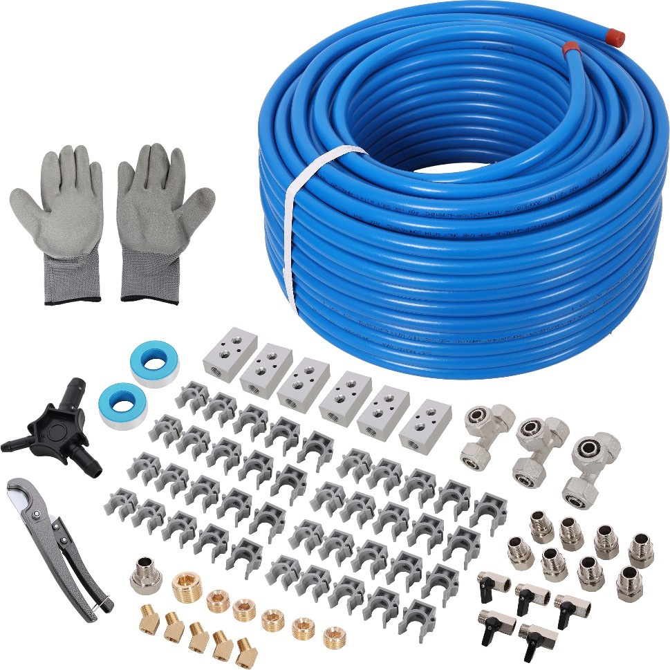 1/2-in x 200ft Air Compressor Piping High Quality PEX-AL-PEX Tubing Air Hose Kit Air Compressor AccessoriesBlue Tubing