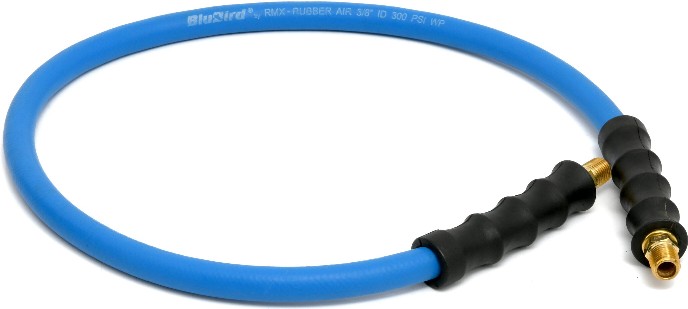 3/8-in x 3-ft Premium Rubber Air Hose Lead In