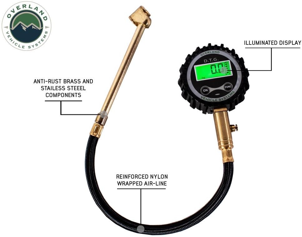 Digital tire gauge