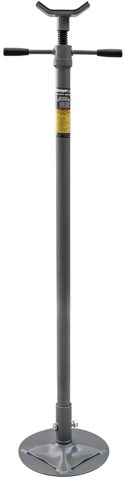 Gray 1-Ton Steel Manual Jack stand