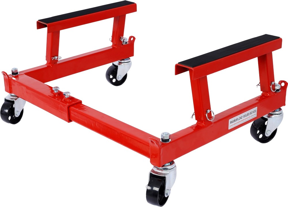Atv Motorcycle Engine Cradle Dolly 1500Lbs,Red