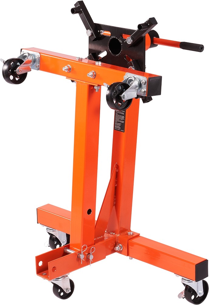 Orange 0.75-Ton Steel Manual Jack stand