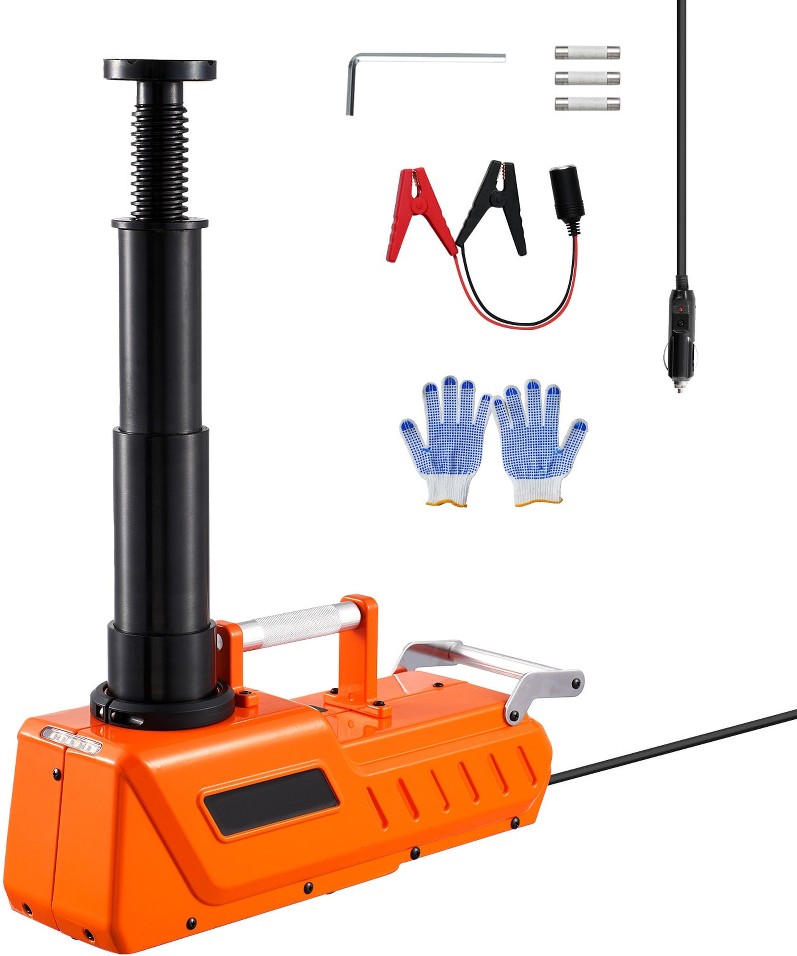 Orange 15-Ton Metal Electric Jack kit