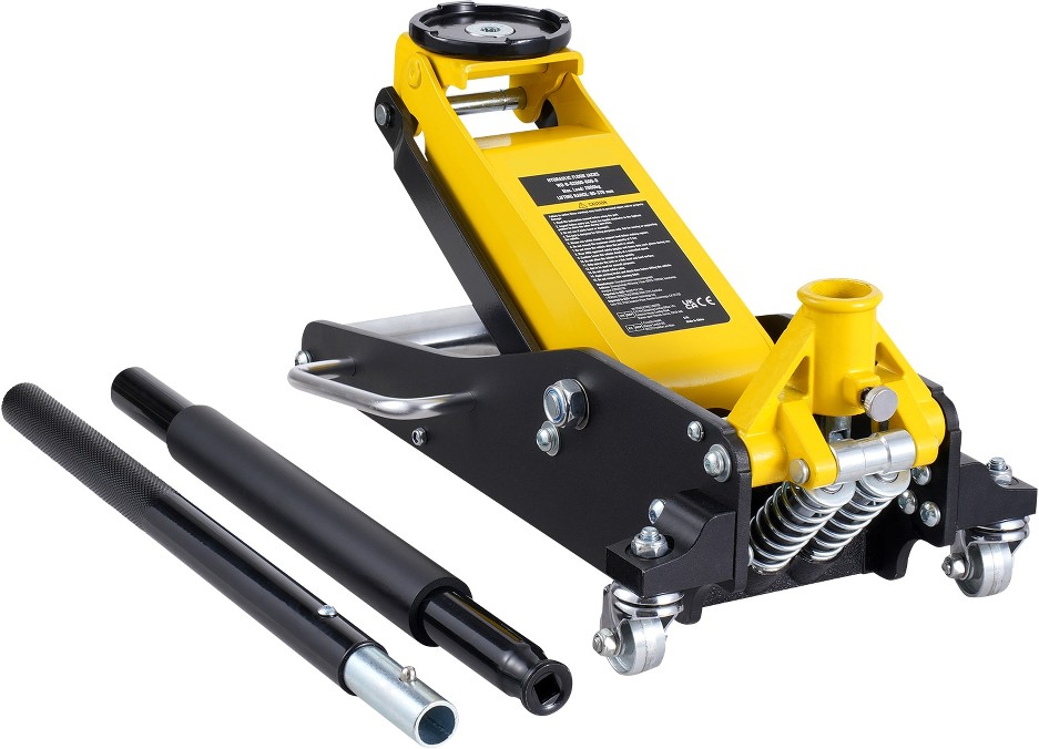 Multiple colors/finishes 2-Ton Aluminum/Steel Hydraulic Low profile floor jack